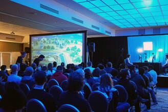 crowd at gaming event